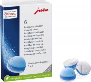 Akcesoria - JURA 3-fazowe tabletki czyszczące 6 szt. JURA
