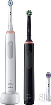 Szczoteczki - Oral-B Pro 3 3900 Duo Black/White Oral-B