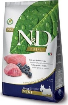 FARMINA N&D PRIME DOG LAMB AND BLUEBERRY ADULT MINI 800g Farmina