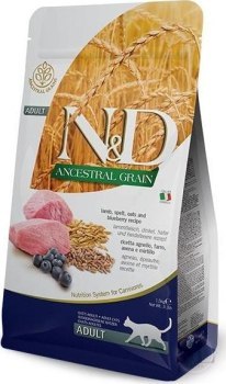 Farmina N&D Ancestral Grain sucha karma dla dorosłych kotów z jagnięciną 1 5kg Farmina