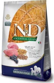 Farmina N&D Ancestral Grain sucha karma dla psów ras średnich i dużych z jagnięciną 12kg Farmina