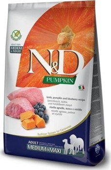 Farmina N&D Pumpkin sucha karma dla psów dorosłych ras średnich i dużych z jagnięciną 12kg Farmina