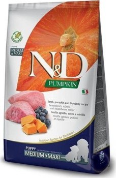 Farmina N&D Pumpkin sucha karma dla szczeniąt ras średnich i dużych z jagnięciną 12kg Farmina
