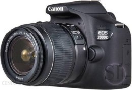 Aparat fotograficzny - Canon EOS 2000D + obiektyw EF-S 18-55 IS II + VUK (torba SB130 + karta 16GB) Canon