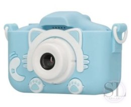 Aparat fotograficzny - Extralink kids camera h27 dual blue Extralink