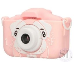 Aparat fotograficzny - Extralink kids camera h28 dual pink Extralink