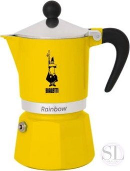 Bialetti kawiarka Rainbow 6tz Żółta BIALETTI