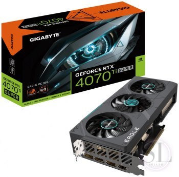 Karta graficzna - Gigabyte GeForce RTX 4070 Ti SUPER EAGLE OC 16GB DLSS 3 Gigabyte