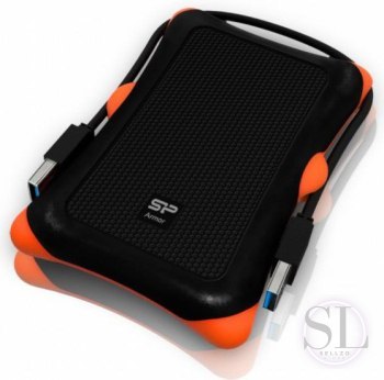 Dysk zewnętrzny Silicon Power Armor A30 1TB 2.5 USB 3.2 5400 obr/min Orange-Black (SP010TBPHDA30S3K) Silicon Power