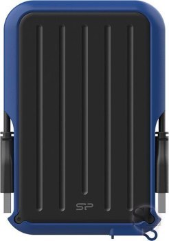 Dysk zewnętrzny Silicon Power Armor A66 2TB 2 5 USB 3.2 IPX4 Blue Silicon Power