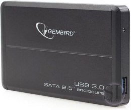 Obudowa GEMBIRD EE2-U3S-2 (2.5 ; USB 3.0; Aluminium; kolor czarny) Gembird