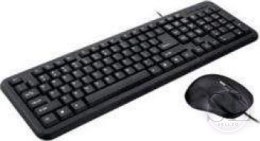 Zestaw klawiatura + mysz IBOX OFFICE KIT II KLAW. I MYSZ OPT.USB IKMOC2005070U (USB 2.0; (US); kolor czarny; optyczna) IBox