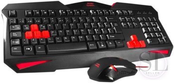 Zestaw klawiatura + mysz TACENS Mars MCP1 TACMARSMCP1 (USB 2.0; (EU); kolor czarny; optyczna) TACENS