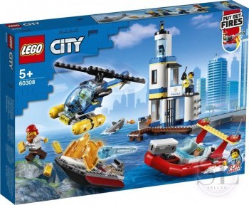 LEGO City 60308 Akcja nadmorskiej policji i strażaków Lego