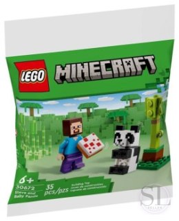 LEGO Minecraft 30672 Steve i mała panda Lego