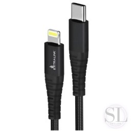 Extralink Smart Life USB-C - Lightning 27W 200cm czarny Extralink