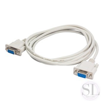 Kabel Akyga AK-CO-04 (RS-232 F - RS-232 F; 2m; kolor biały) Akyga