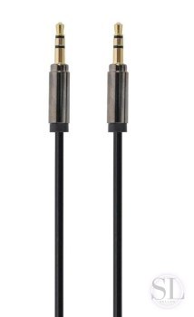 Kabel GEMBIRD CCAP-444-1M (Mini Jack M - Mini Jack M; 1m; kolor czarny) Gembird