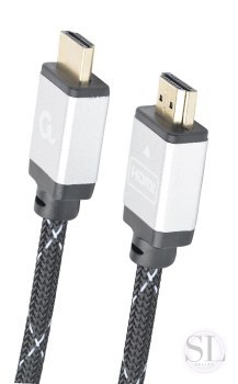 Kabel GEMBIRD Seria Select Plus CCB-HDMIL-1M (HDMI M - HDMI M; 1m; kolor czarny) Gembird