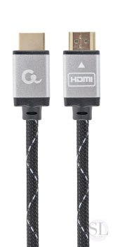 Kabel GEMBIRD Seria Select Plus CCB-HDMIL-1M (HDMI M - HDMI M; 1m; kolor czarny) Gembird