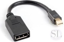 Adapter Lanberg AD-0003-BK (Mini DisplayPort M - DisplayPort F; 0 10m; kolor czarny) Lanberg