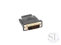 Adapter Lanberg AD-0010-BK (HDMI F - DVI-D (24+1) M; kolor czarny) Lanberg
