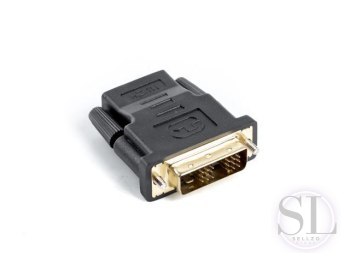 Adapter Lanberg AD-0013-BK (HDMI F - DVI-D M; kolor czarny) Lanberg