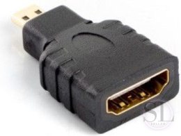 Adapter Lanberg AD-0015-BK (HDMI F - Micro HDMI M; kolor czarny) Lanberg