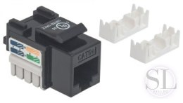 Intellinet 210416 Moduł Keystone RJ45 UTP Cat5e, Punch-Down, czarny Intellinet