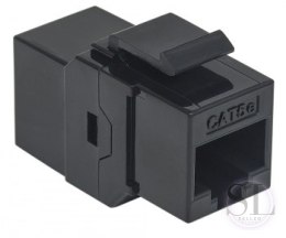 Intellinet 504775 Adapter/łącznik Keystone Cat5e UTP, czarny Intellinet