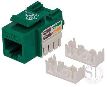 Intellinet Moduł Keystone RJ45 UTP Cat5e zielony_ Intellinet