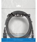 Kabel Lanberg CA-C13E-11CC-0050-BK (C14 / IEC C14 / IEC 320 C14 M - C13 F; 5m; kolor czarny) Lanberg