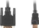 Kabel Lanberg CA-HDDV-10CC-0030-BK (HDMI M - DVI-D (18+1) M; 3m; kolor czarny) Lanberg