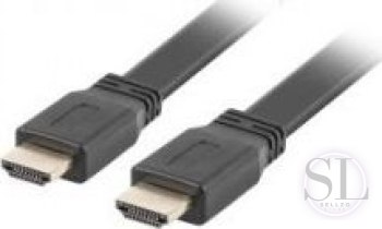 Kabel Lanberg CA-HDMI-21CU-0005-BK (HDMI M - HDMI M; 0 50m; kolor czarny) Lanberg