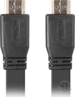 Kabel Lanberg CA-HDMI-21CU-0005-BK (HDMI M - HDMI M; 0 50m; kolor czarny) Lanberg