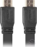 Kabel Lanberg CA-HDMI-21CU-0010-BK (HDMI M - HDMI M; 1m; kolor czarny) Lanberg