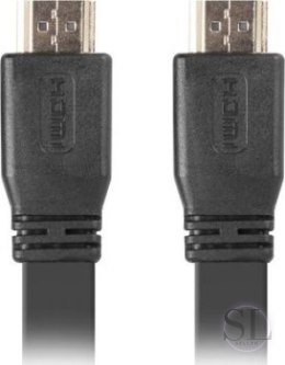Kabel Lanberg CA-HDMI-21CU-0050-BK (HDMI M - HDMI M; 5m; kolor czarny) Lanberg