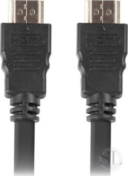 Kabel Lanberg CCS CA-HDMI-11CC-0010-BK (HDMI M - HDMI M; 1m; kolor czarny) Lanberg