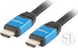 Kabel Lanberg Premium CA-HDMI-20CU-0018-BL (HDMI M - HDMI M; 1 8m; kolor czarny) Lanberg