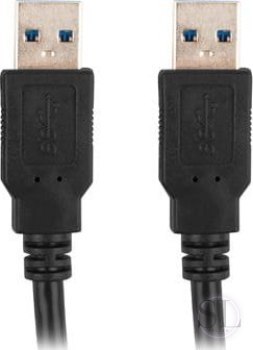 Lanberg USB-A 0.5m czarny Lanberg