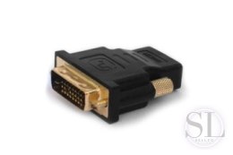 Adapter SAVIO cl-21 (HDMI F - DVI-D M; kolor czarny) SAVIO