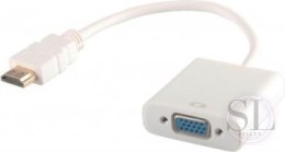 Adapter SAVIO cl-27 (HDMI M - D-Sub (VGA) F; 0 10m; kolor biały) SAVIO