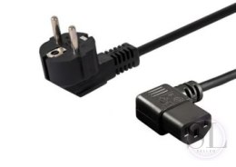 Kabel SAVIO CL-115 (C13 / IEC C13 / IEC 320 C13 M - Schuko M; 1 2m; kolor czarny) SAVIO