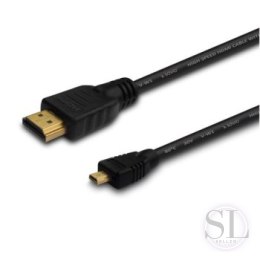 Kabel SAVIO cl-39 (HDMI M - Micro HDMI M; 1m; kolor czarny) SAVIO