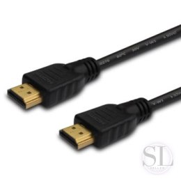 Kabel SAVIO cl-75 (HDMI M - HDMI M; 20m; kolor czarny) SAVIO