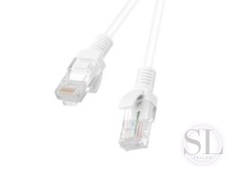 Patchcord U/UTP Lanberg PCU5-10CC-0300-W (RJ45 - RJ45 ; 3m; UTP; kat. 5e; kolor biały) Lanberg