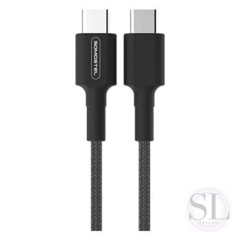 Somostel USB-C - USB-C 18W PD 3.6A 1m czarny SOMOSTEL