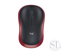 Mysz Logitech M185 910-002240 (optyczna; 1000 DPI; kolor czerwony) Logitech