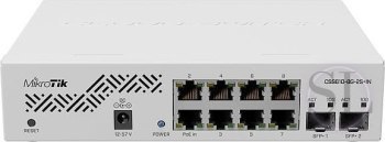 MikroTik CSS610-8G-2S+IN Switch |8x 1000Mb/s 2xSFP+ MikroTik