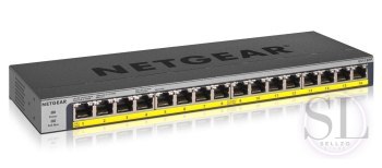 Switch PoE NETGEAR GS116PP-100EUS (16x 10/100/1000Mbps) Netgear